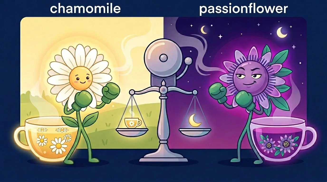 Chamomile vs Passionflower: Herbal Showdown